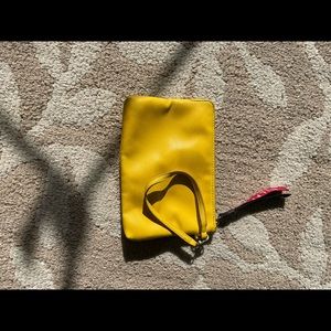 Tommy Hilfiger hand wallet purse color yellow for women